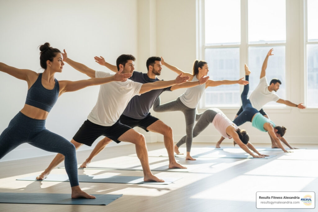 aerobic yoga classes
