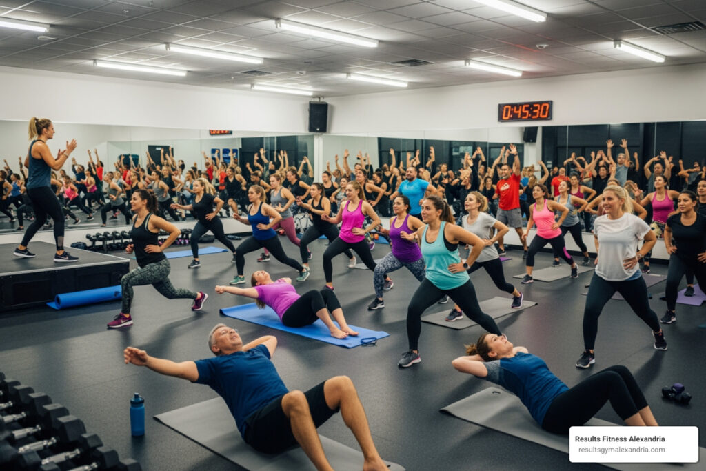 community fitness classes