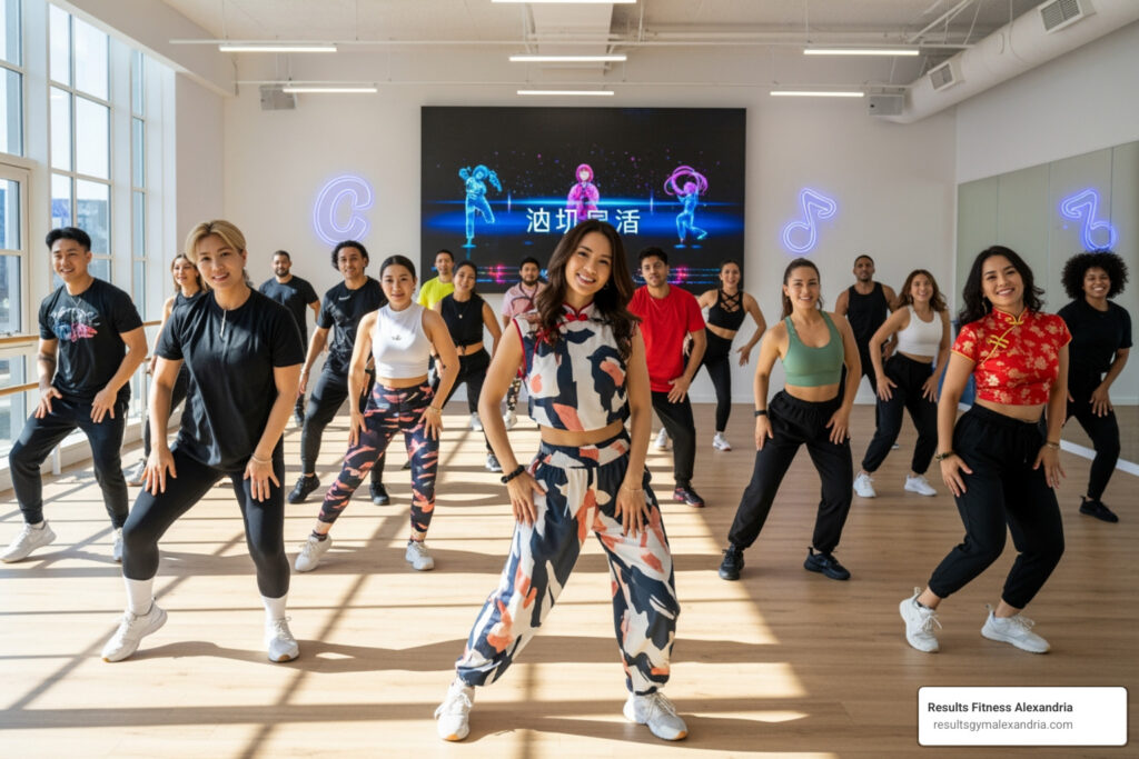 chinese zumba dance workout