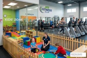 fitness gym with childcare