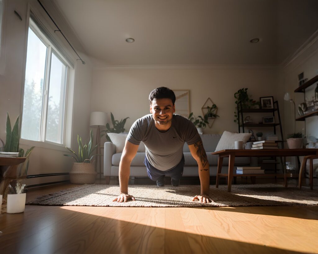 muscle gain workout plan at home