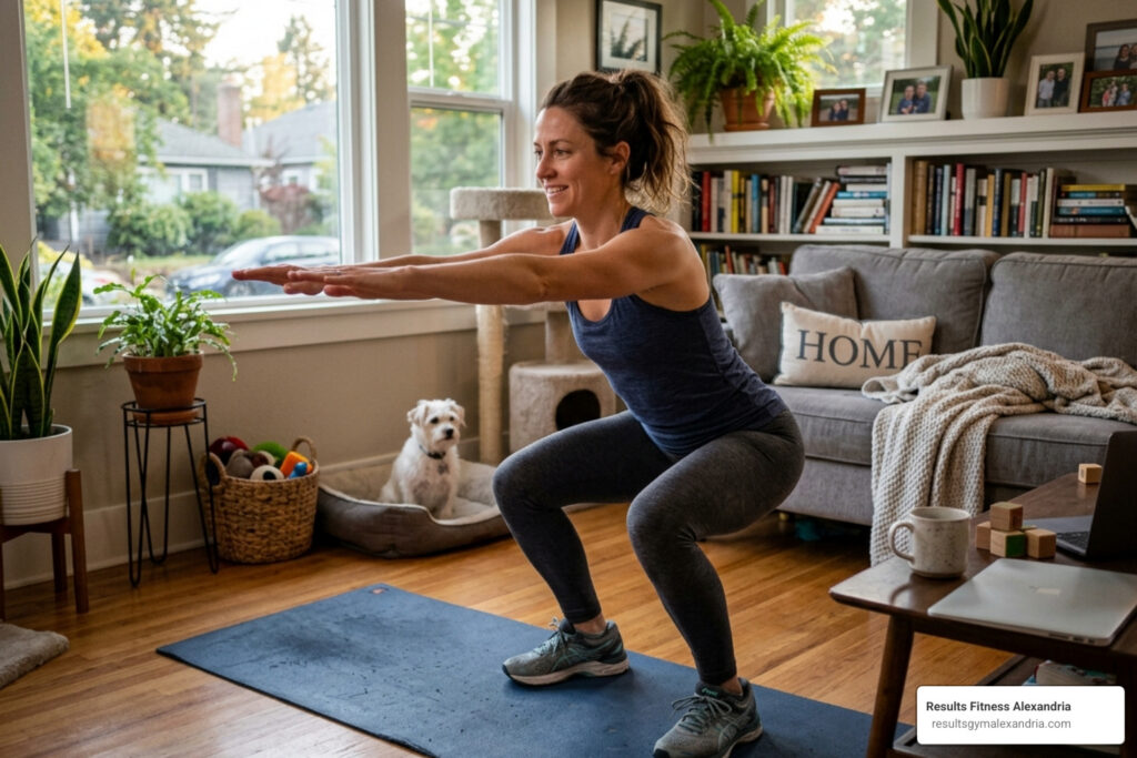 strength training workouts for women at home